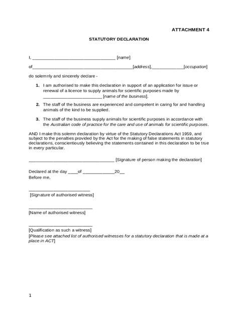 statuatory declaration|statutory declaration victoria 2022.